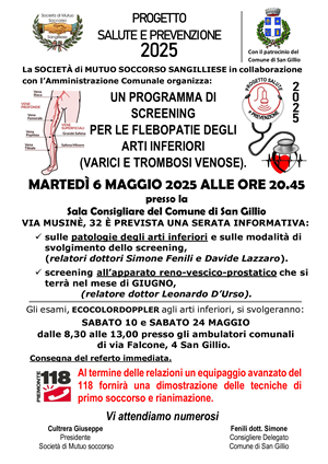 Progetto Salute e Prevenzione 2025