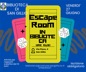 Escape room in biblioteca